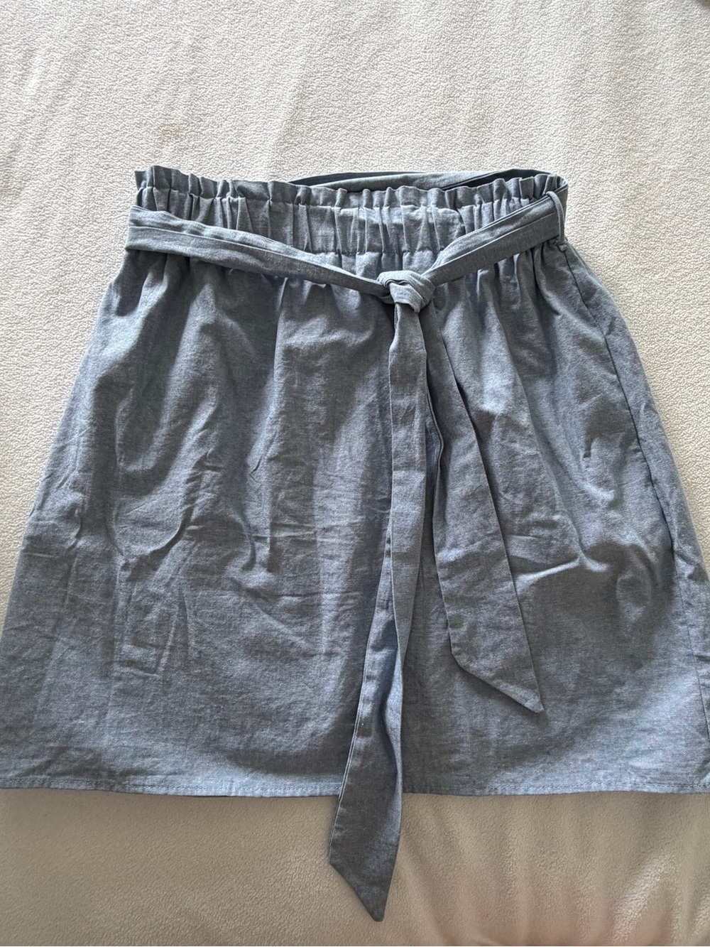 Blue Rain light blue elastic waist skirt